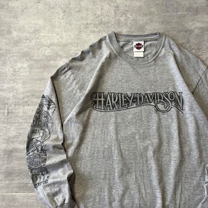 HARLEY-DAVIDSON / 00's usa製 ls T-shirt size L