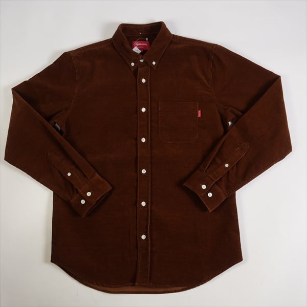 SizeM SUPREME シュプリーム Corduroy Shirt コーデュロイ長袖