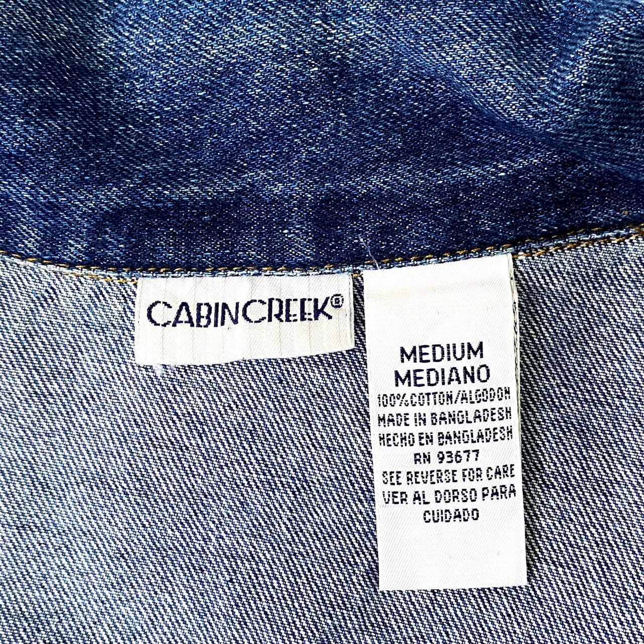 古着 CABINCREEK デニムカバーオール レディースM相当 /eaa552621 CABIN CREEK デニムシャツジャケット カバーオール レディースL相当
