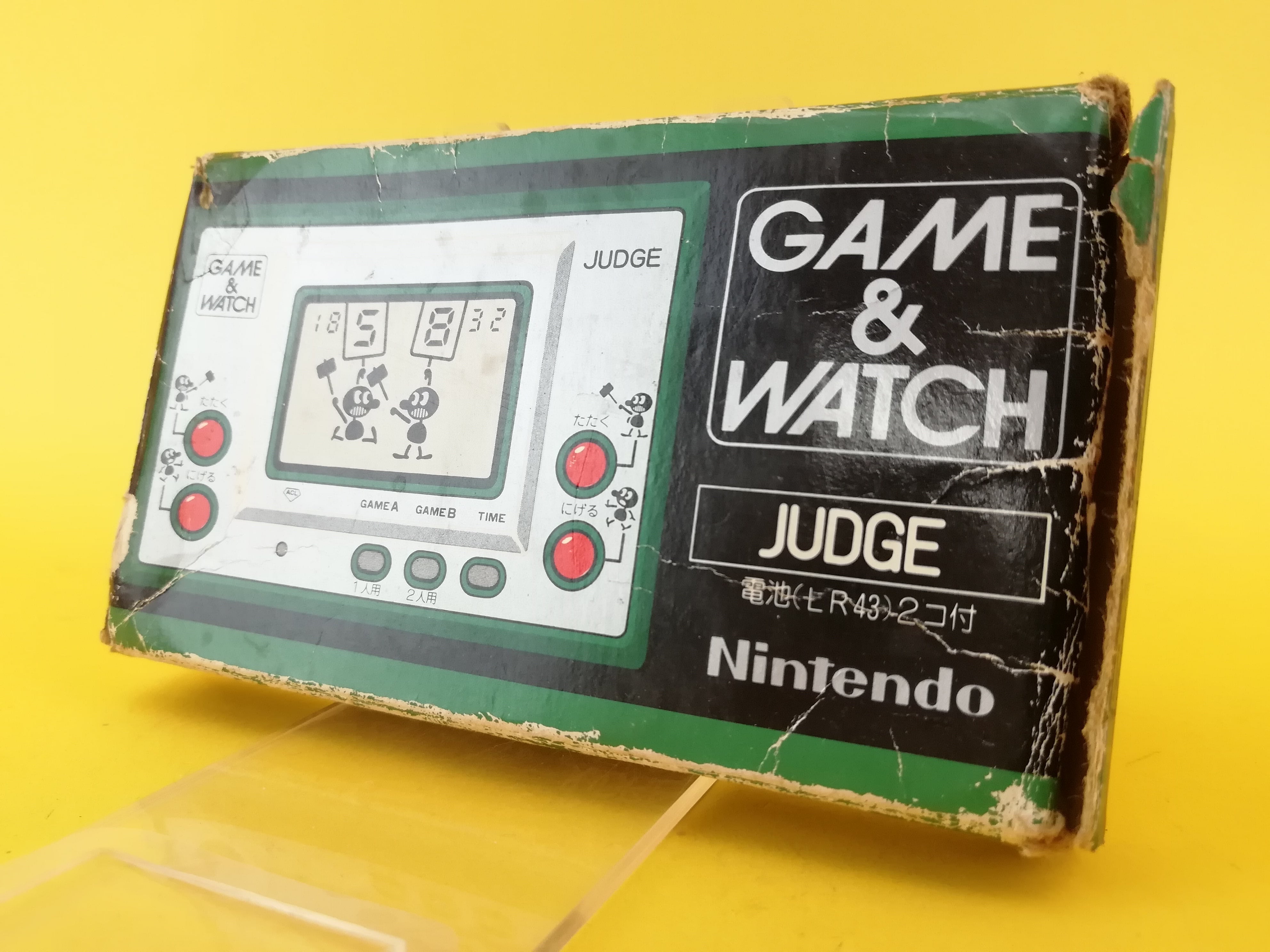携帯ゲームウォッチ　GAME &WATCH 任天堂　稼働品judgeジャッジ
