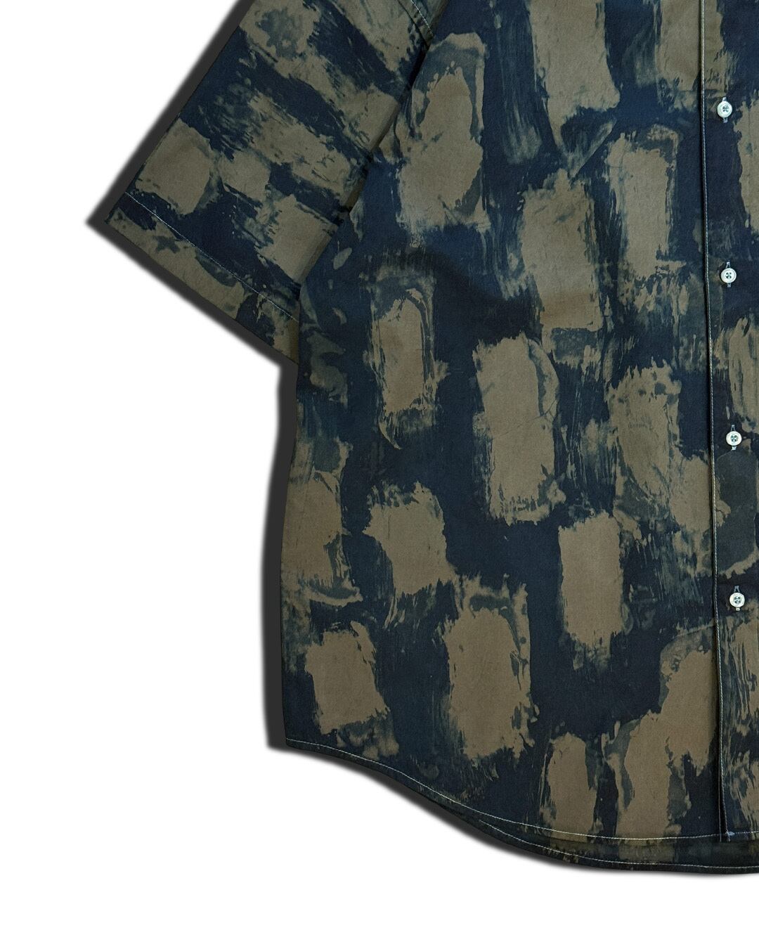 1着限定販売 / 最短即日発送】ろうけつ藍染めブロード ルーズフィット