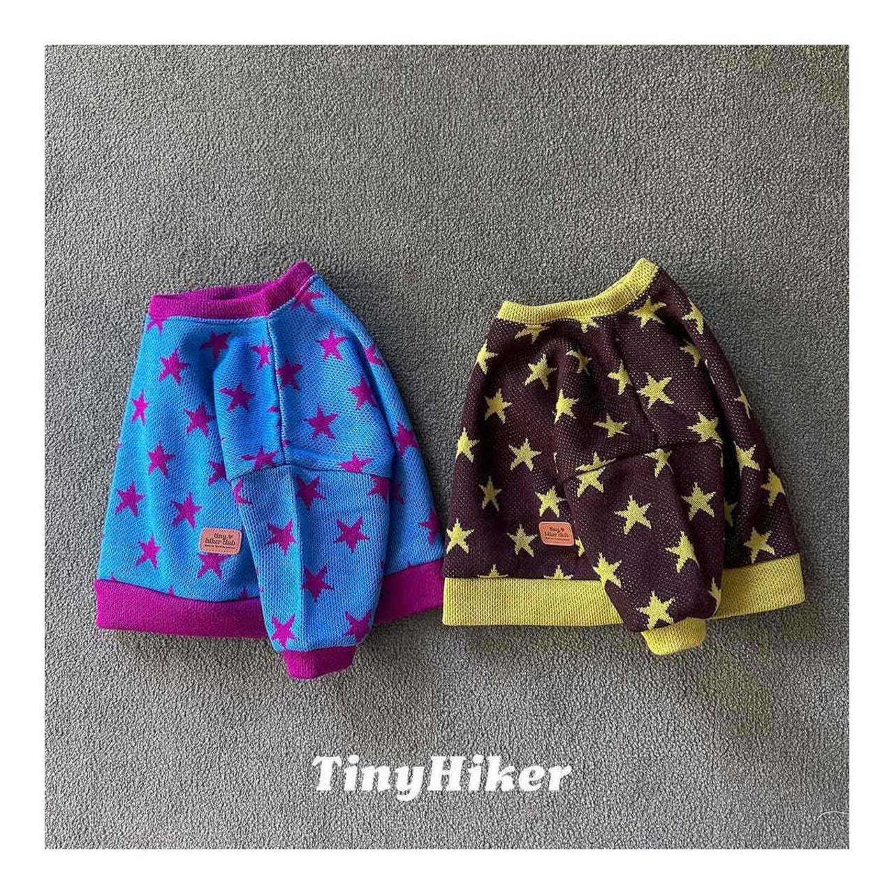 【取寄】Tiny Hiker 星グラム ニットスウェット｜冬服｜韓国子供服