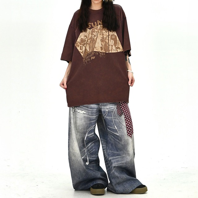 ヴィンテージフォトコラージュTシャツ
 2col   R01723