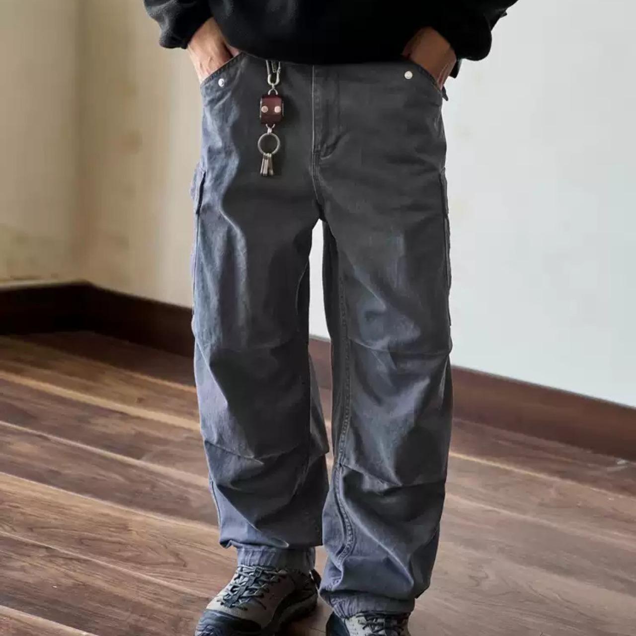 ヘビーウェイト ワイドカーゴパンツ N3429 - 5