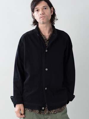 EGO TRIPPING (エゴトリッピング) BOURGERON-DENIM JACKET デニムシャツジャケット / BLACK 616708-28