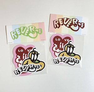 Reverse Love Sticker Pack Art by vug