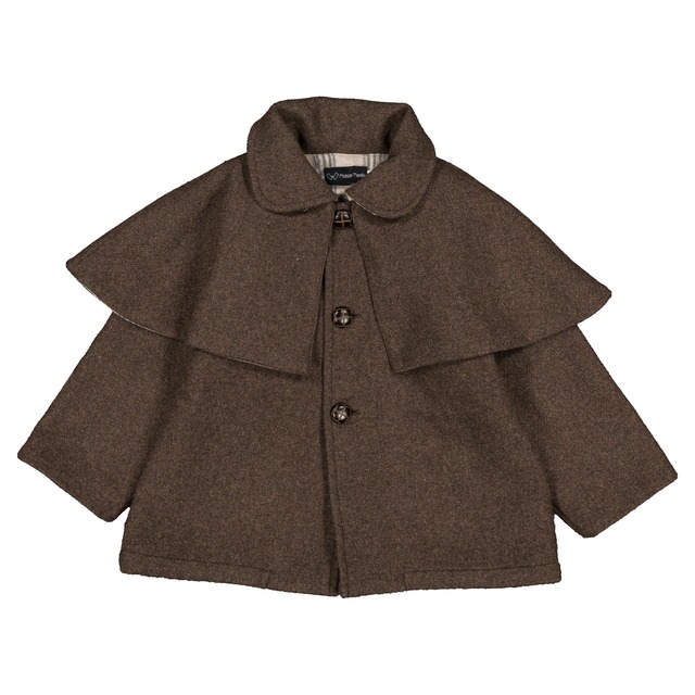 予約【Maison Marelle】jacket SHERLOCK - brown wool / 6Y-12Y / 11月上旬以降入荷
