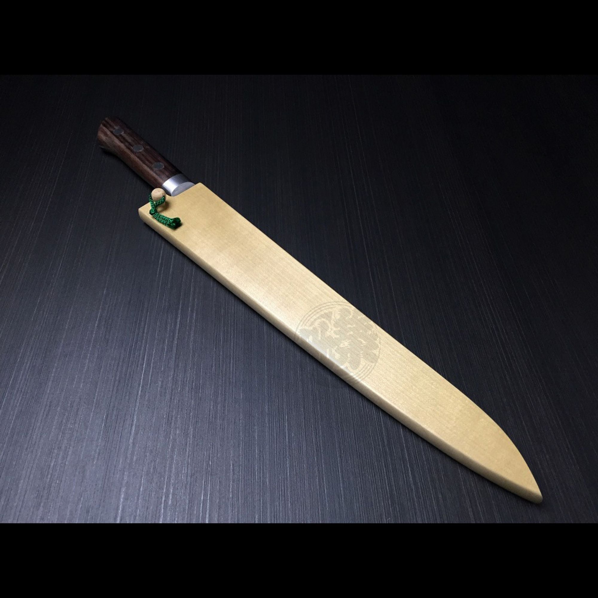 有次 筋引 包丁 270mm 合金鋼 ローズ木柄｜Aritsugu Sujihiki Knife