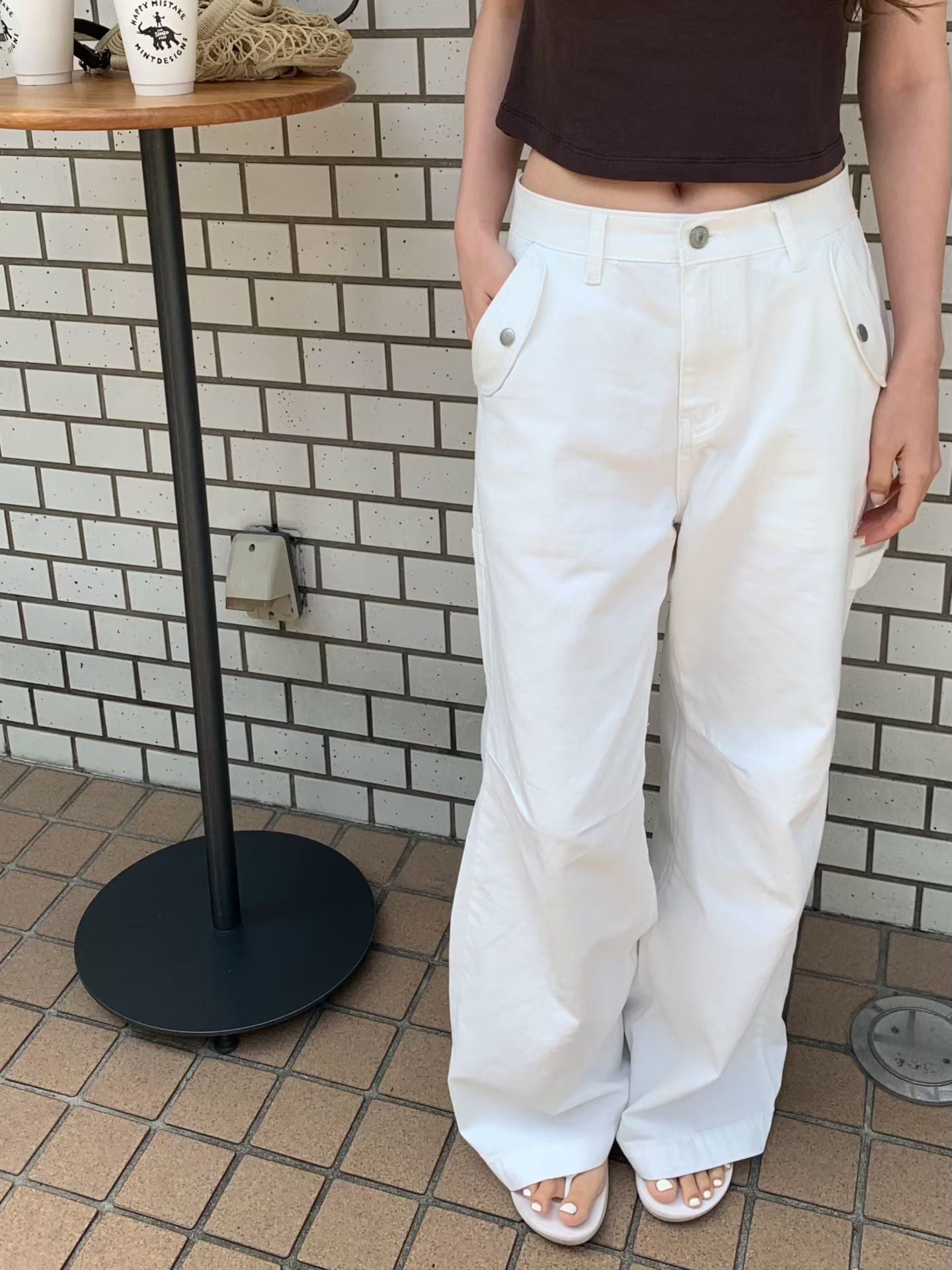 (予約) vegetable / Lone cotton pants / 2color