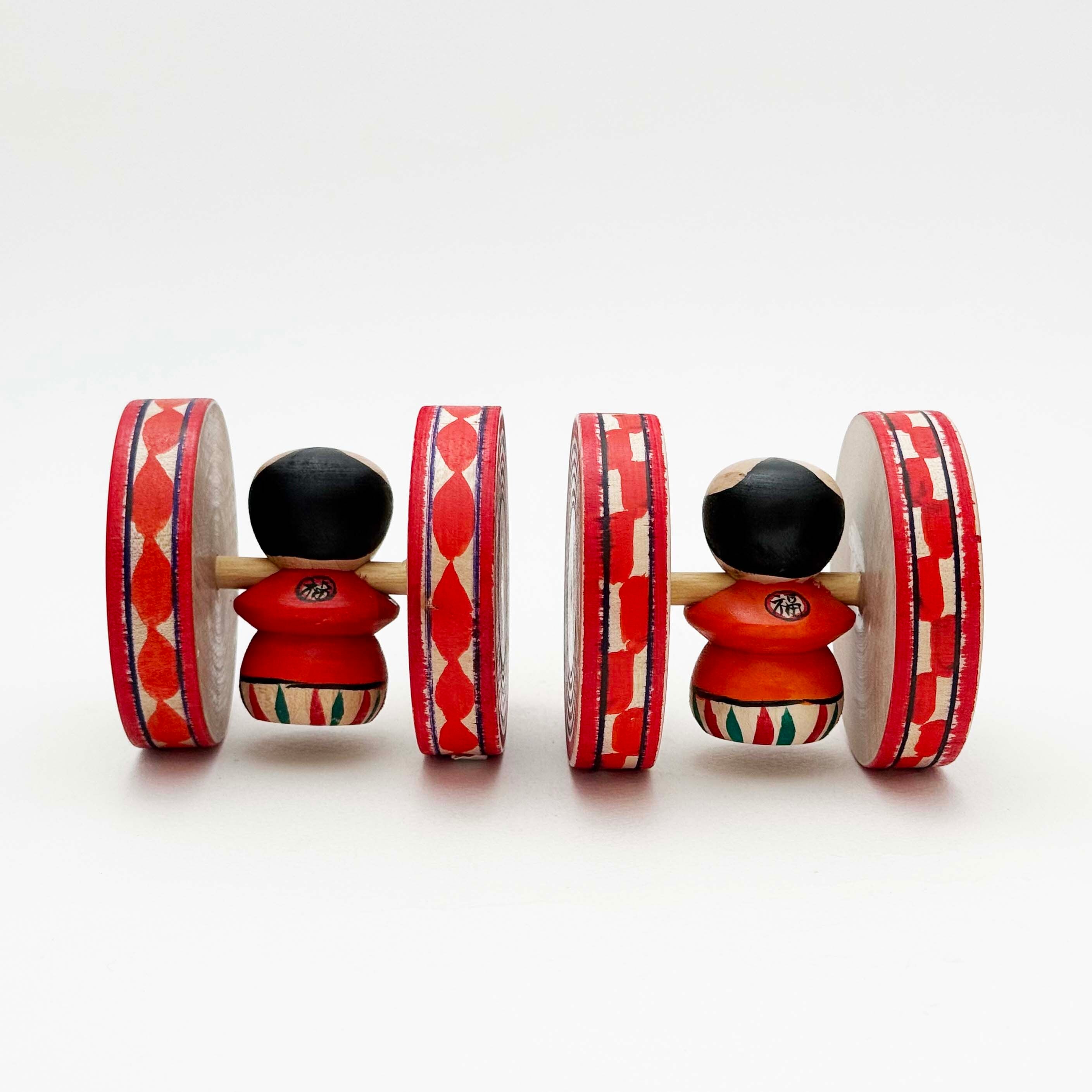 福助こけし福車（独立系 / 志田菊宏工人）