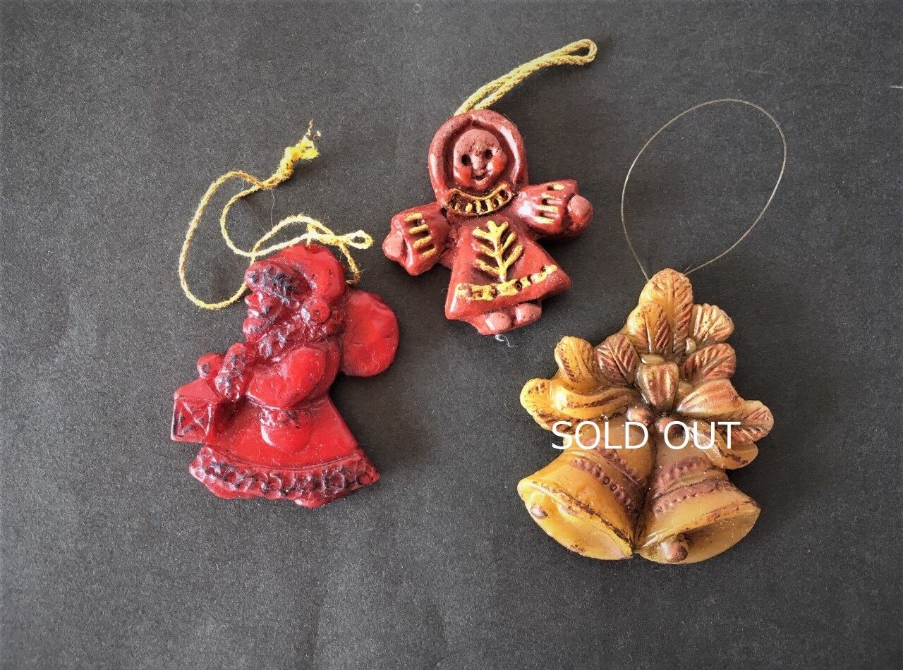 ヴィンテージ ドイツ 蝋のオーナメント Vintage German Beeswax