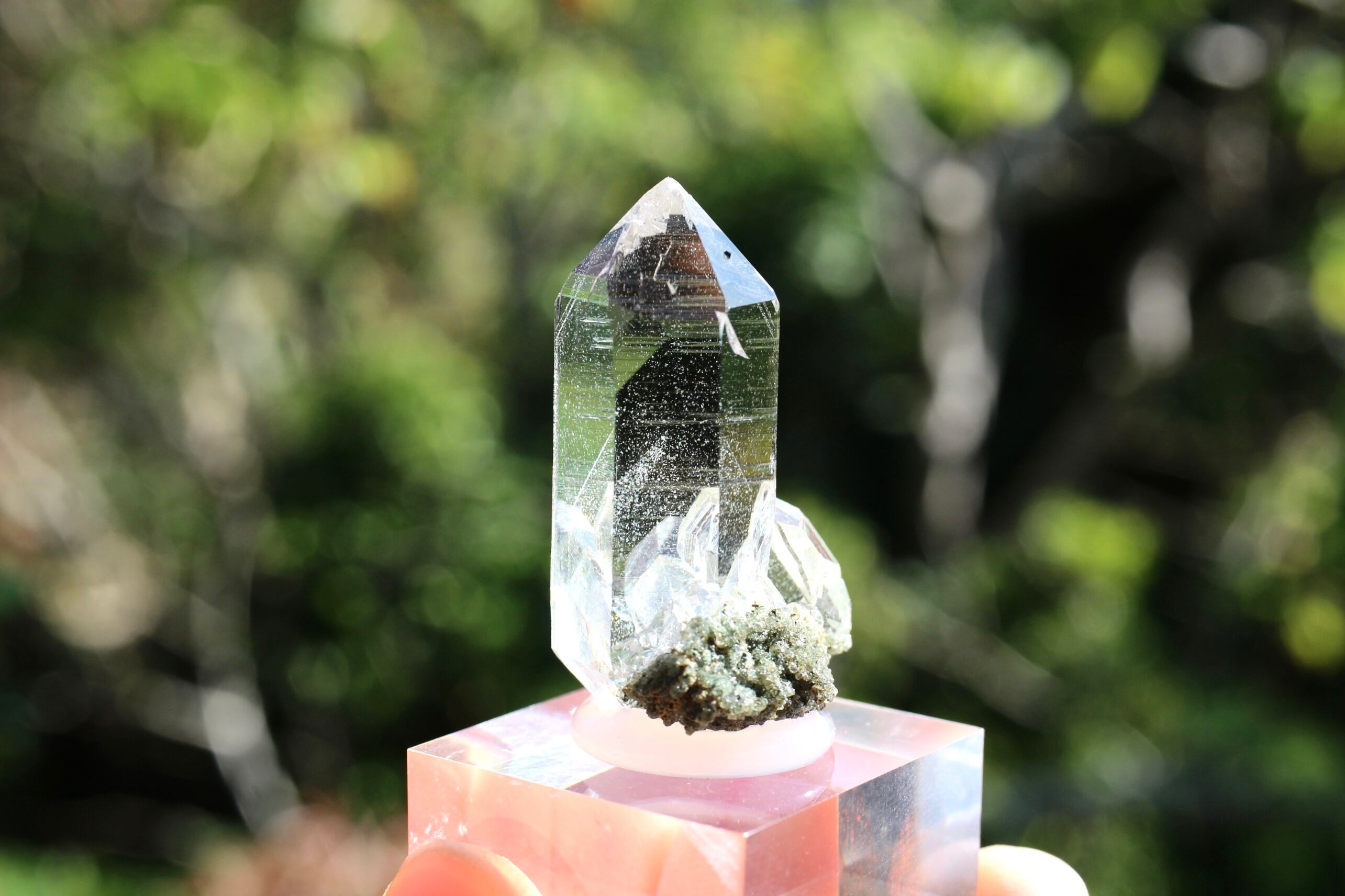 ガーデンファントムヒマラヤマニハール水晶　原石y1004 ガーデンファントムヒマラヤマニハール水晶 原石y1004