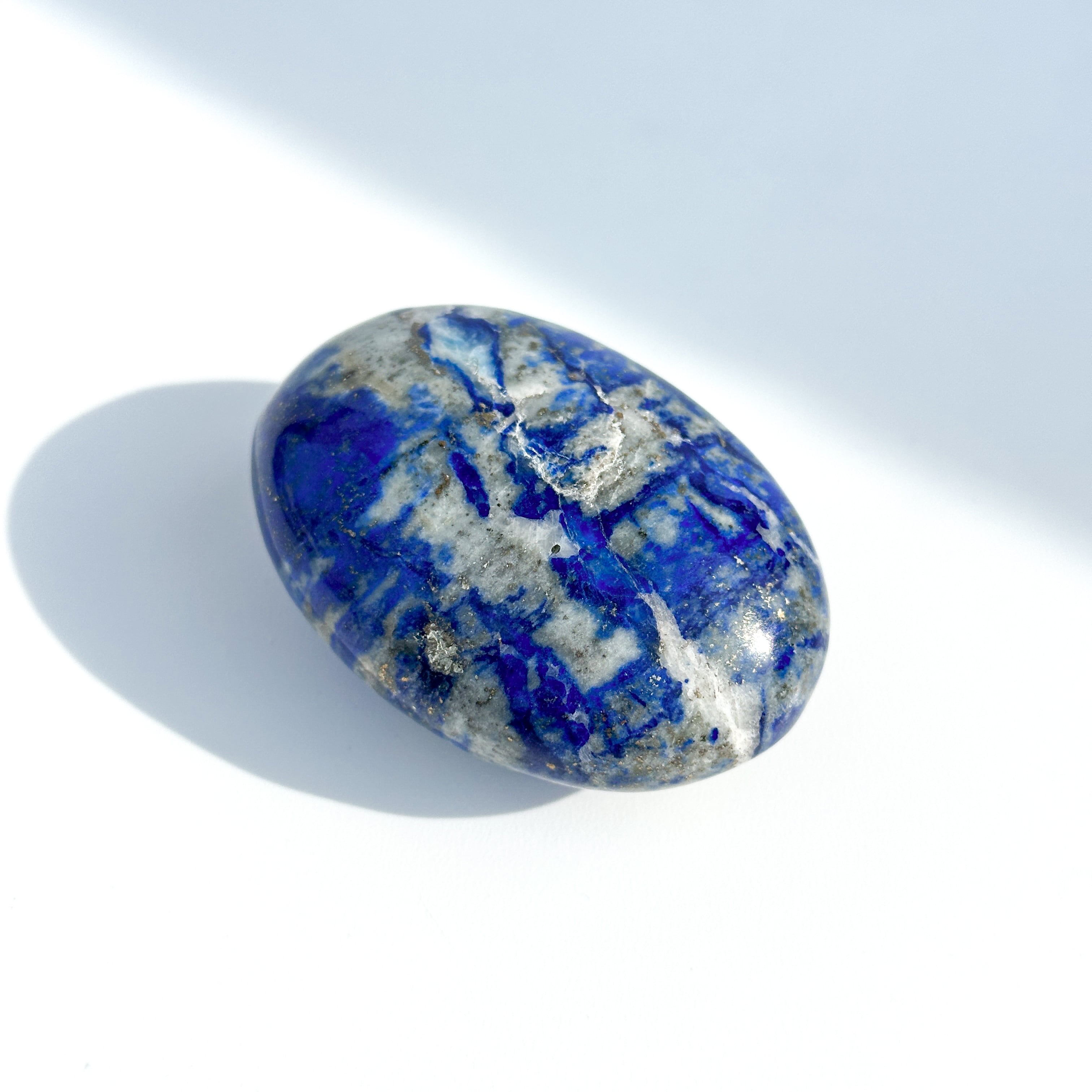 ラピスラズリ パームストーン04◇ Lapis Lazuli ◇天然石・鉱物・パワーストーン・インテリア