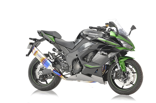 Ninja 1000SX（'23～） GPスペック フルエキゾースト シングル UP Type チタンドラッグブルー[GK41-TUSD］