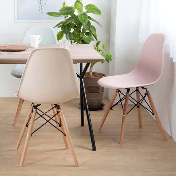 10%OFF】【4脚セット 組立式】イームズシェルチェア 全12色 おしゃれ