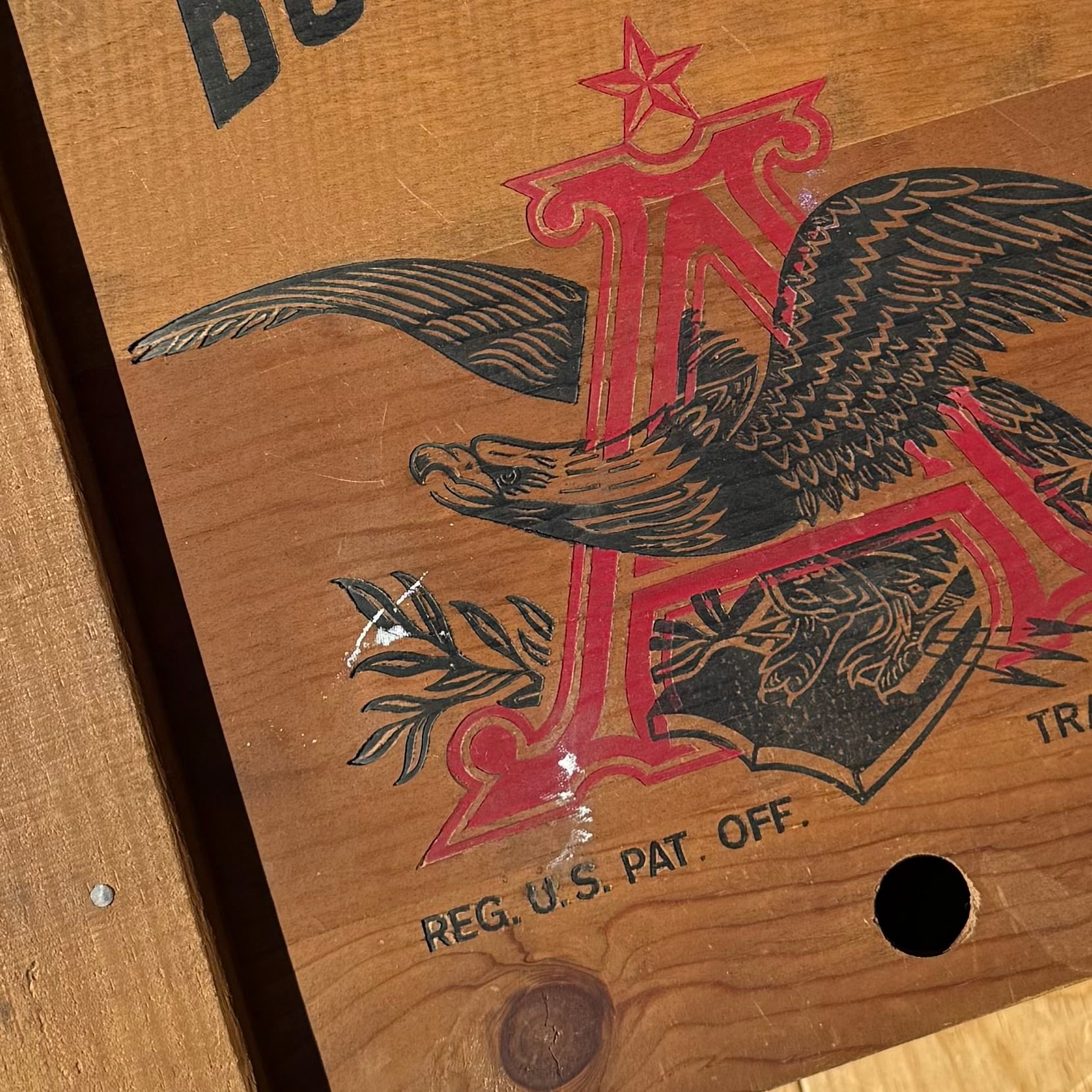 【ビンテージ/希少品】Budweiser バドワイザーコレクションボックス等8点 Vintage BUDWEISER Wood Box 木箱 バドワイザー 収納 ディスプレイ