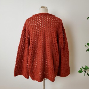 【USED】ニットセーター　美品！　可愛い　春ニットカラー　美品