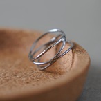 3連 細リング 華奢 サージカルステンレス ステンレス SUS316L