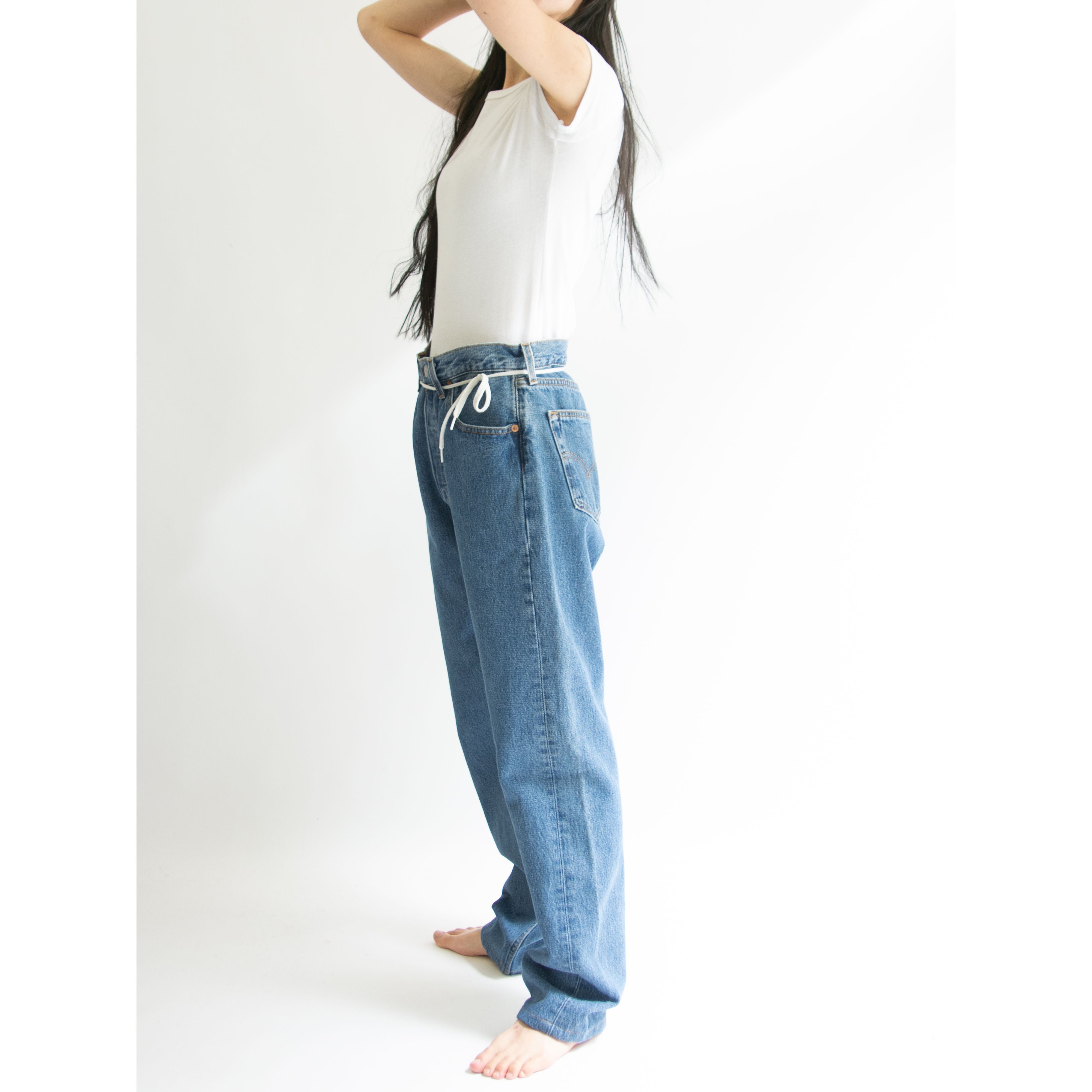 LEVI'S 501 FOR WOMEN】Made in U.S.A. 90's Straight Denim Pants W31 