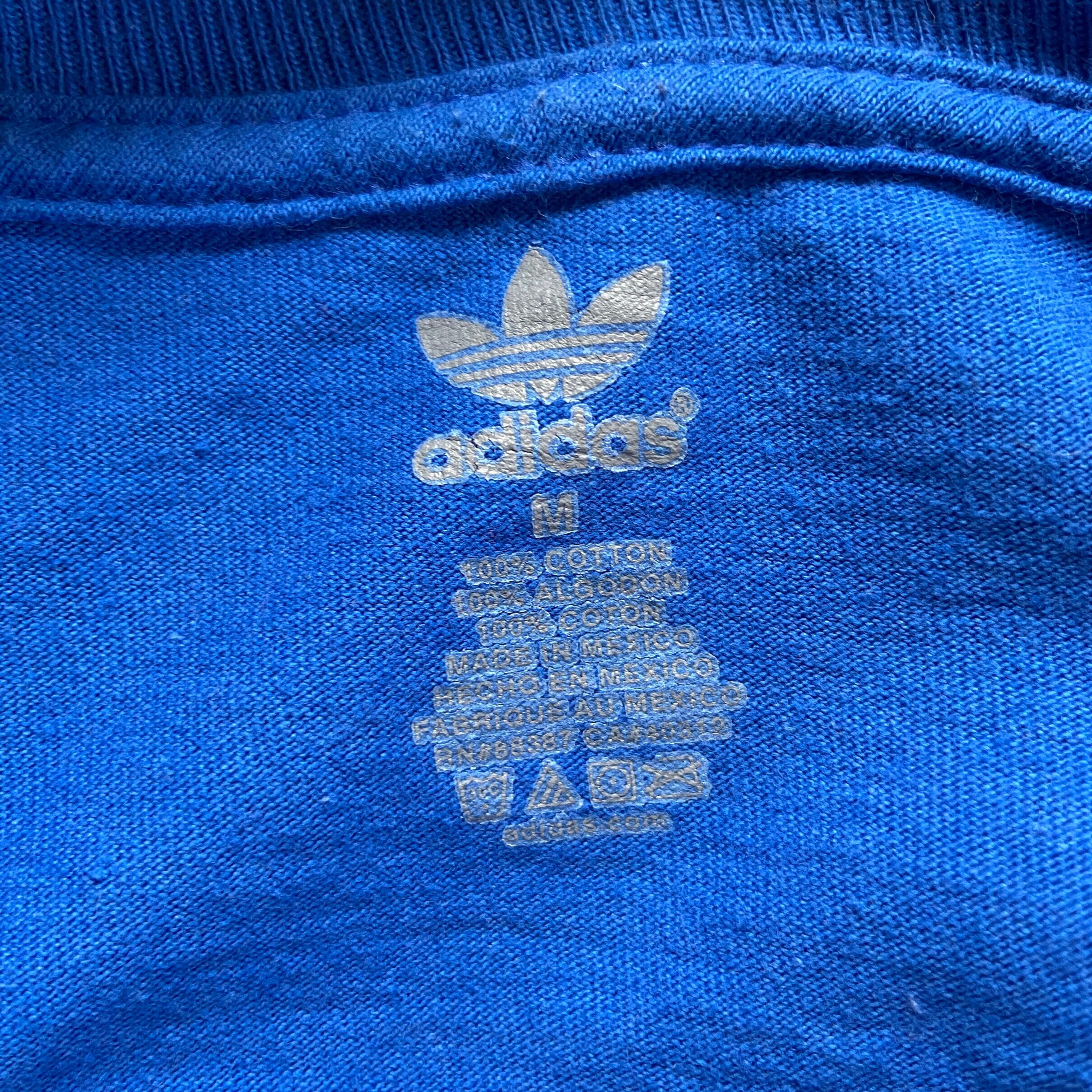 アディダス adidas グラフィック プリント Tシャツ メンズM 古着