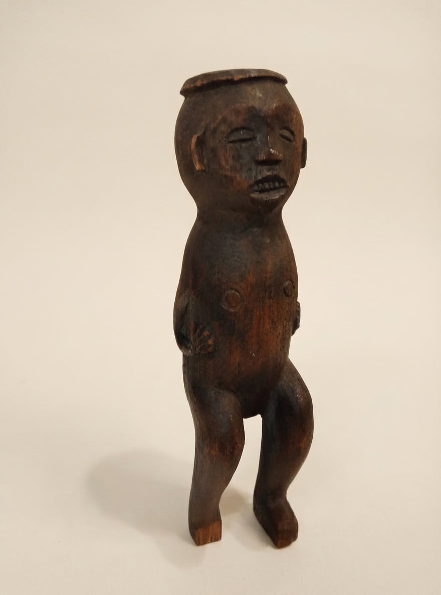 1点物・ヴィンテージ】バリ島 木彫り人形 プリミティブアート 彫刻