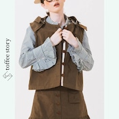 木漏れ日カーゴと旅の記憶フーディベスト 《W0196》