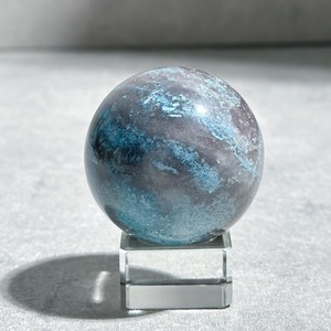 トロレアイトインクォーツ（トロール石）スフィア（丸玉）51◇ Trolleite ◇天然石・鉱物・パワーストーン