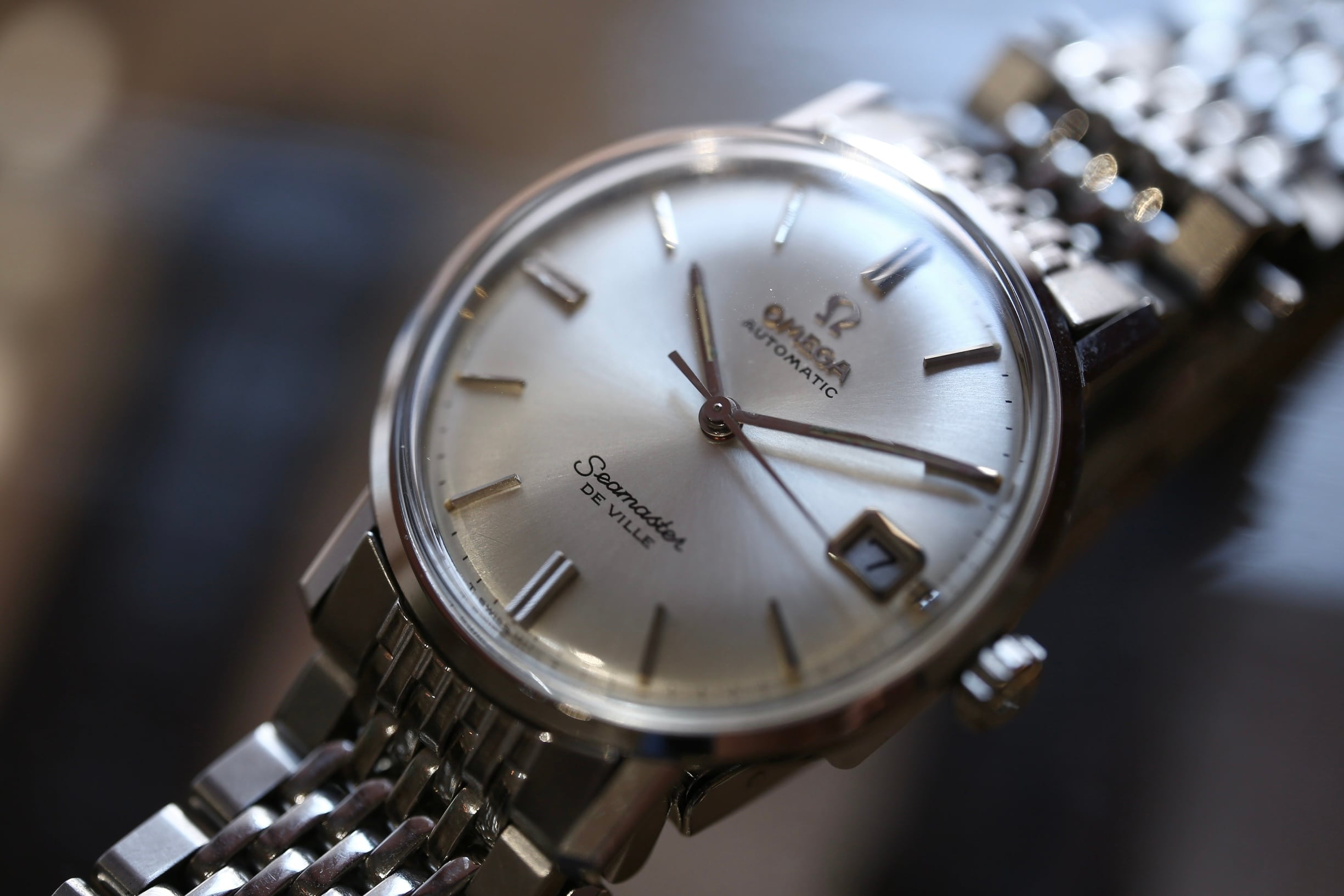 OMEGA】 1960's オメガ シーマスター デビル デイト 純正9連 OMEGA】 1960's オメガ シーマスター デビル デイト 純正9連