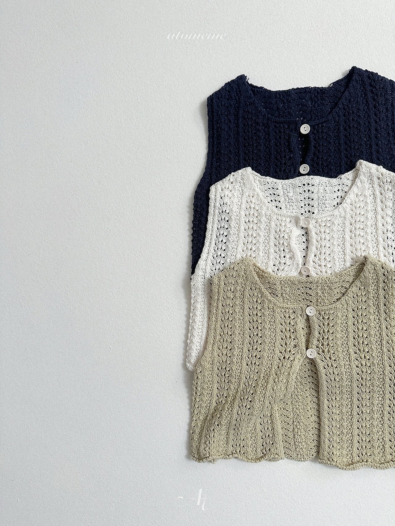 【早割予約】Coco Knit Vest / atomeme