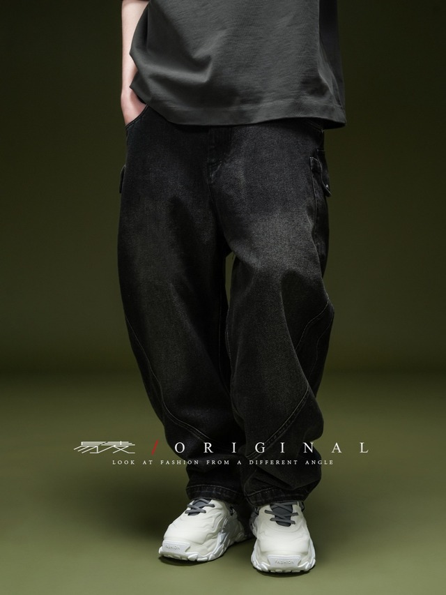 Y.M.ORIGINAL ワークデニムバレルパンツ