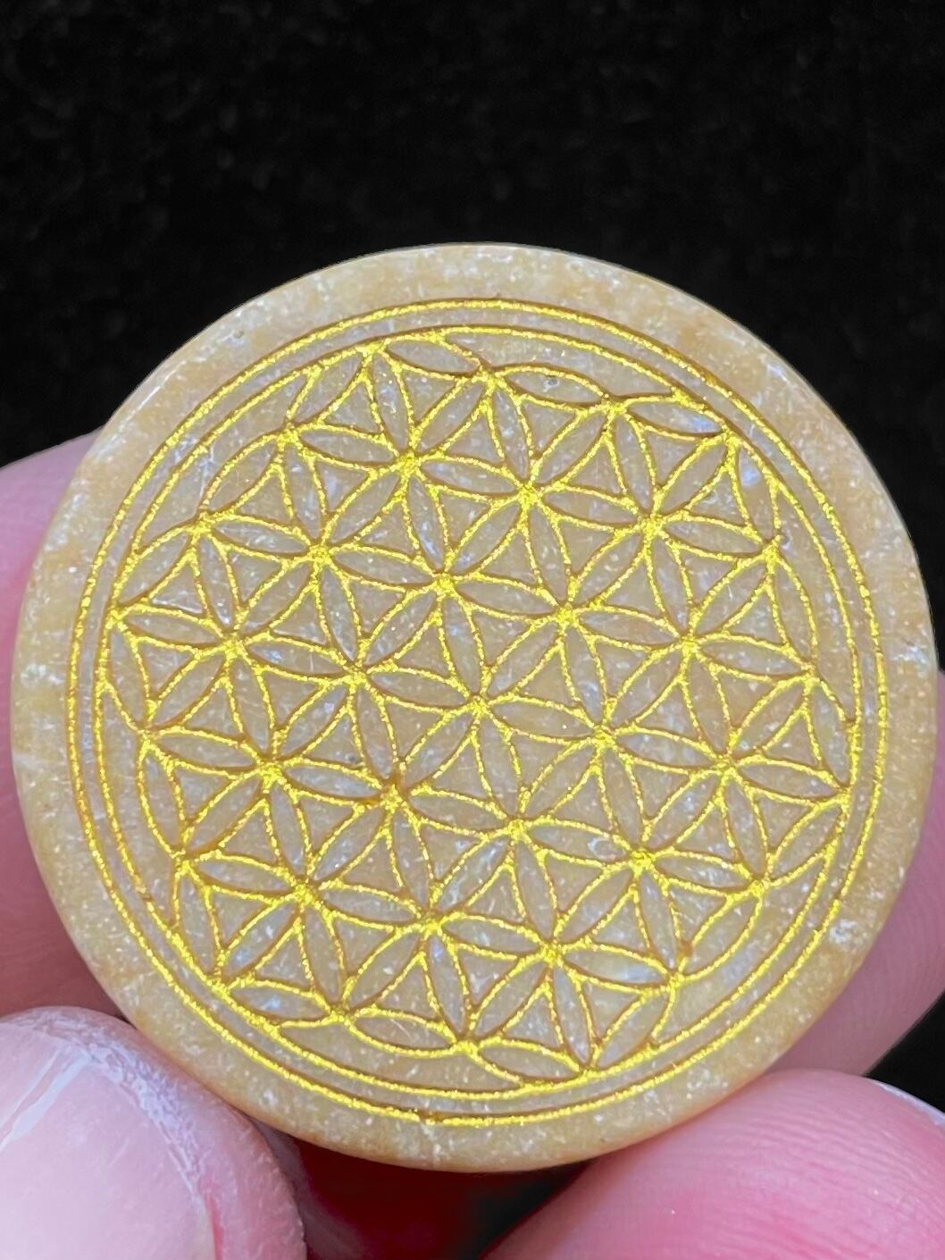 金運アップ レア 3フェイス イエローアベンチュリン ガネーシャ