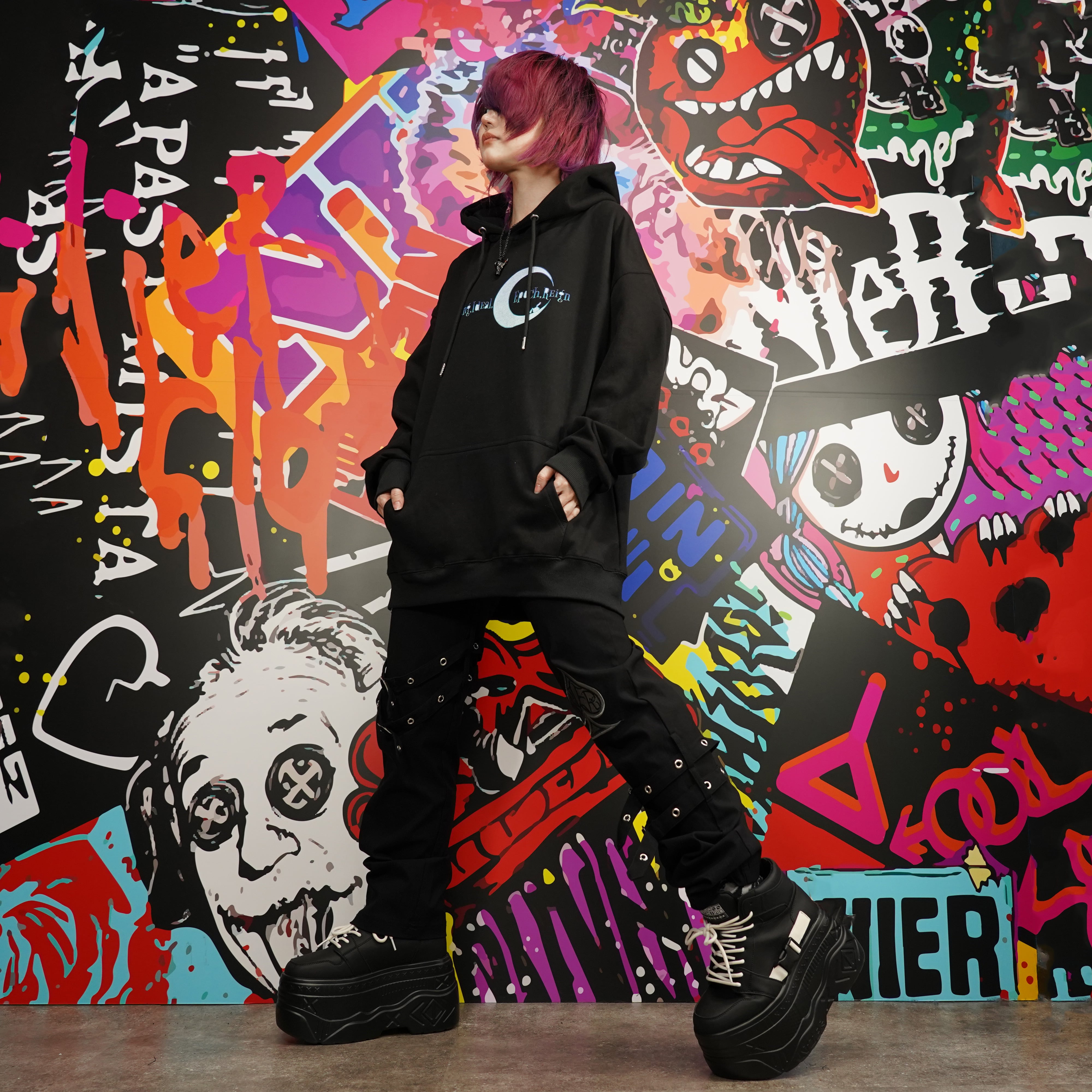 MOON GOTHIC LOGO PULLOVER PARKA | NIER CLOTHING