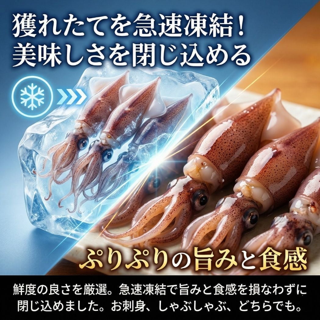 まぐろや 富山県産 ほたるいか 刺身 しゃぶしゃぶ用 100g 急速凍結