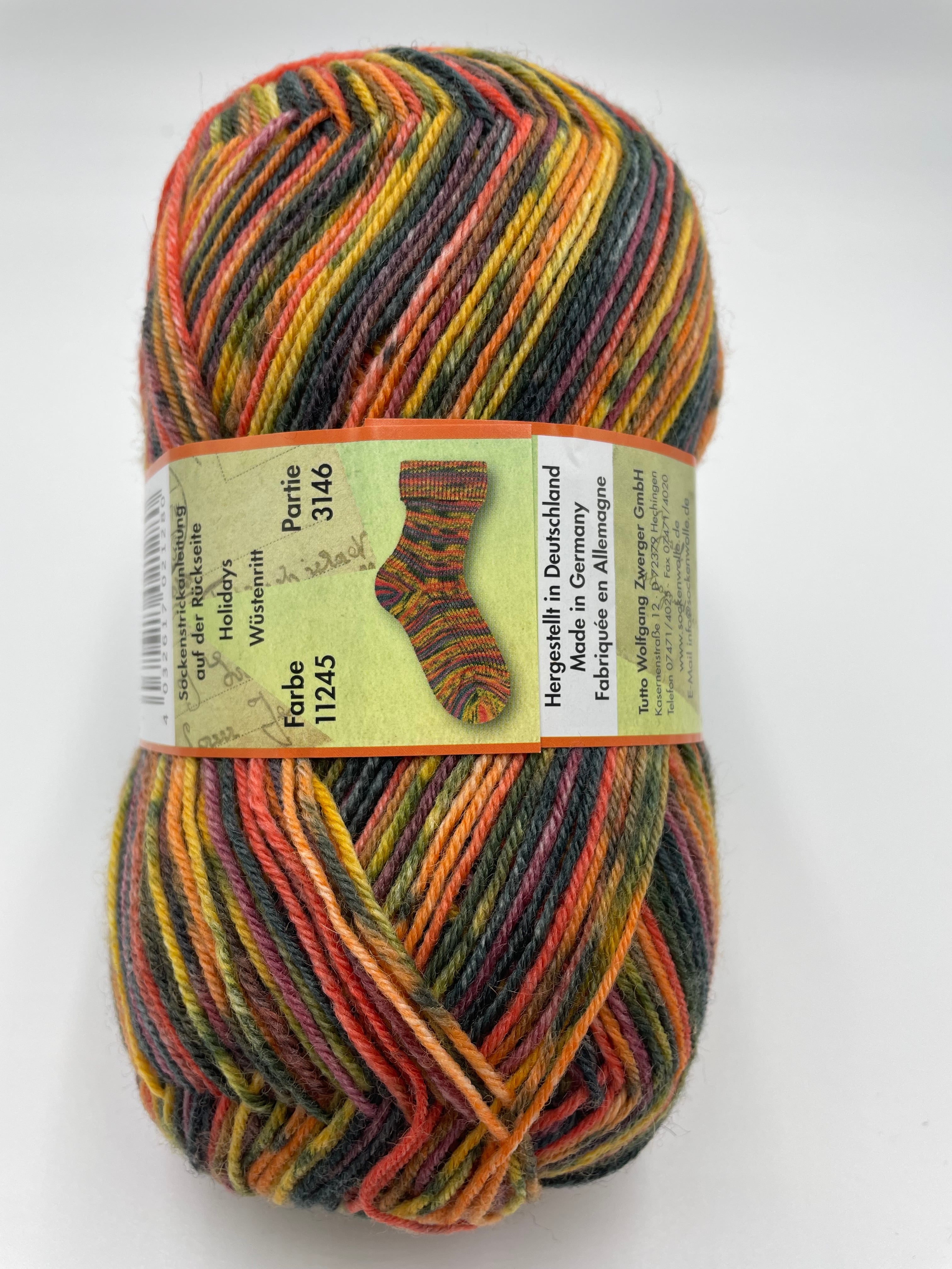 編む手が止まらない毛糸!Opal 『ホリデイズ』11245 4ply/4本撚り