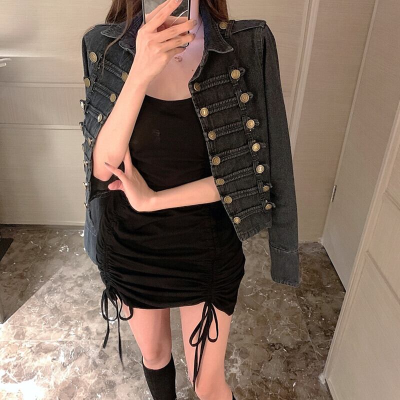 スタイルショートジャケット オータムブレスト 大人ガーリー スウィート キュート カジュアル 秋物 ガールズファッション48759478401