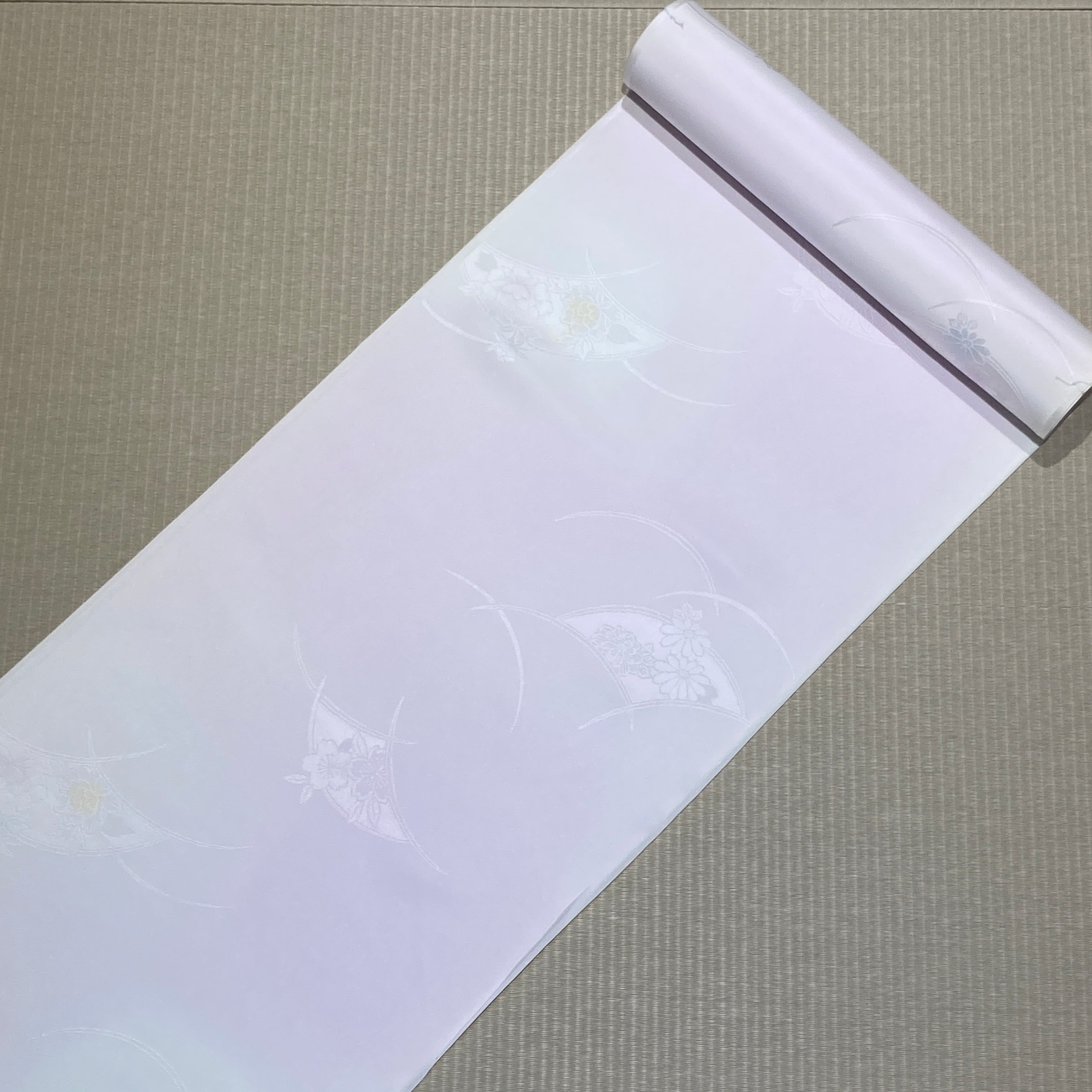 正絹長襦袢 小松ちりめん 暈し 桜・菊・牡丹 | きもののここち 透佳