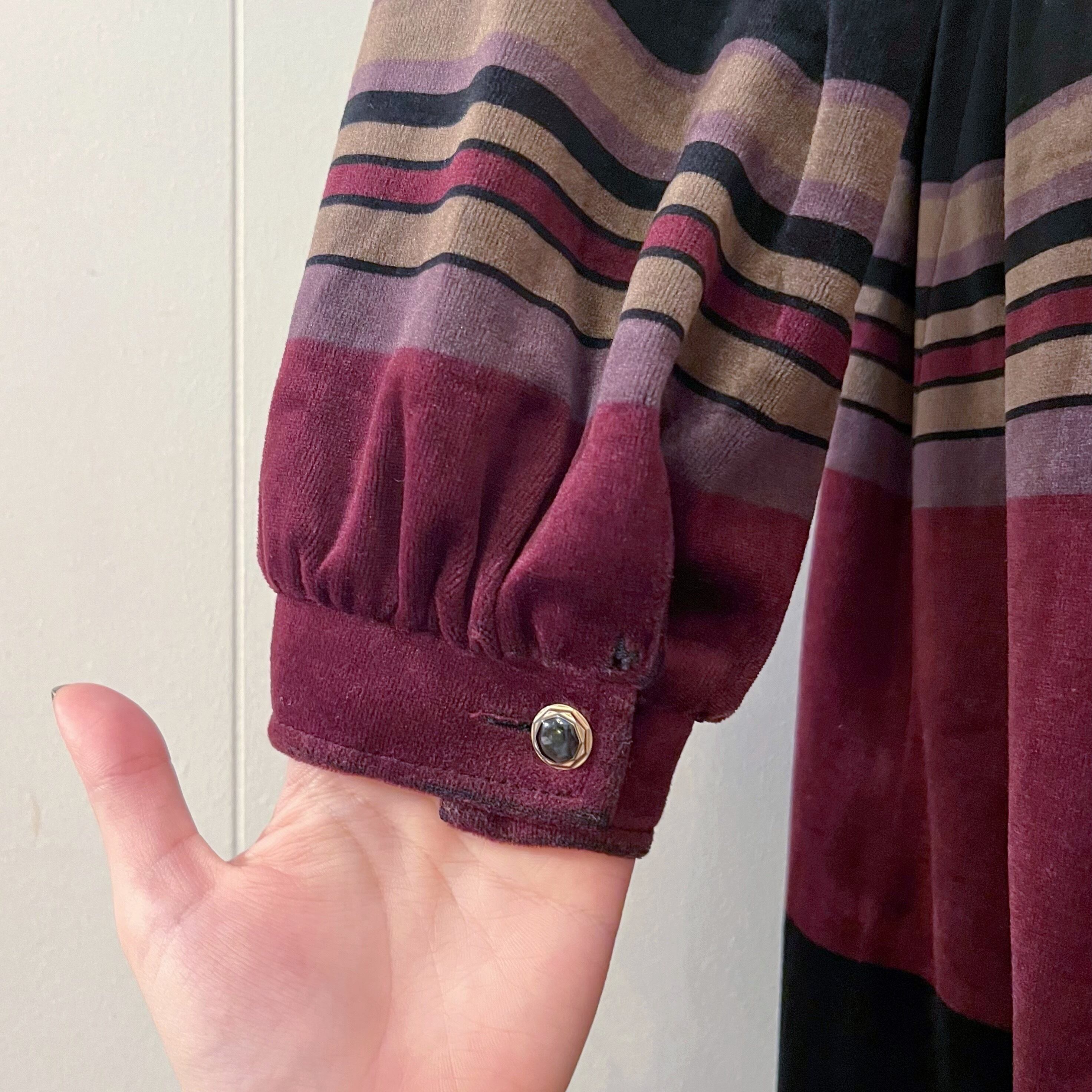 black bordeaux border velours one-piece