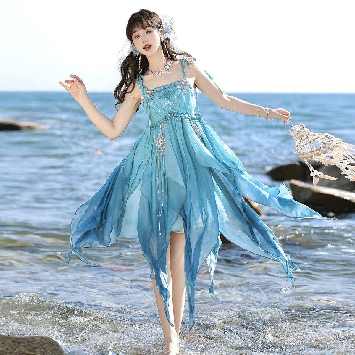 マーメイドベールシフォンドレスセット | Maiden's Rêve