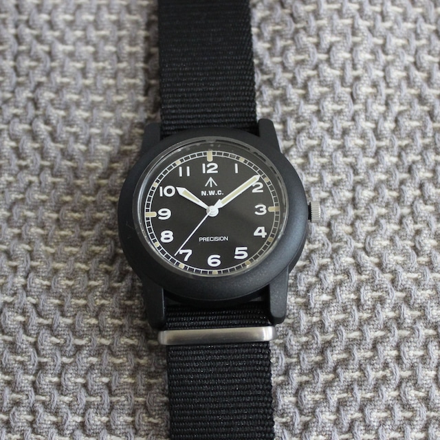 NAVAL MILITARY WATCH Mil.-08Ca Camper TYPE Black (ブラック）