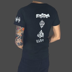【迅速発送】2COLOR/ELDOLADO skull bone t-shirt 【LT051】