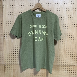 TACOMA FUJI RECORDS　GOOD BEER DRINKING TEAM　 タコマフジレコード　Tシャツ　ヘザーグリーン / ヘザーピンク