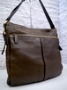 24万◆PRADA プラダ VA0821 男女可 クロスボディ レザー 2way メッセンジャー トート バッグ 茶◆ 希少なレザー素材のクロスボディモデル♪