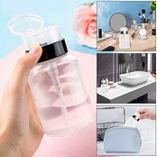 COOLBOTANG ネイルクリーナーボトル200ml リットル空ポンプ ボトル 2個入り ポンプディスペンサーイルケア セット ネイルケア用品 ジェルクリーナー ジェルリムーバ.