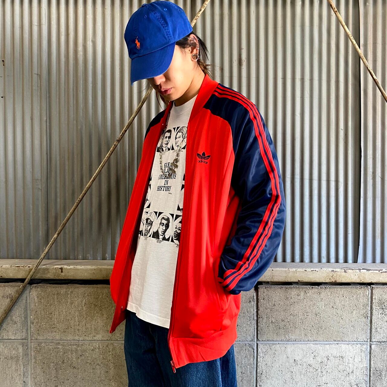 70〜80年代 フランス製 VENTEX社製 adidas アディダス ジャージ メンズ 