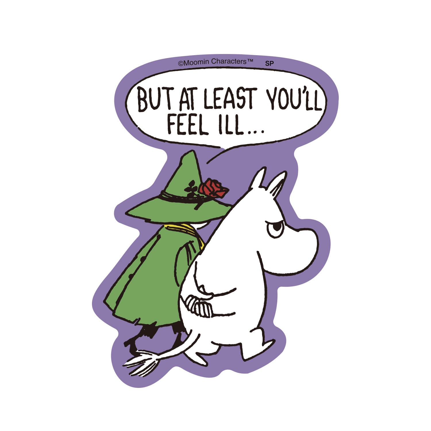 MOOMIN ムーミン キャラクターステッカー スナフキン＆スニフ