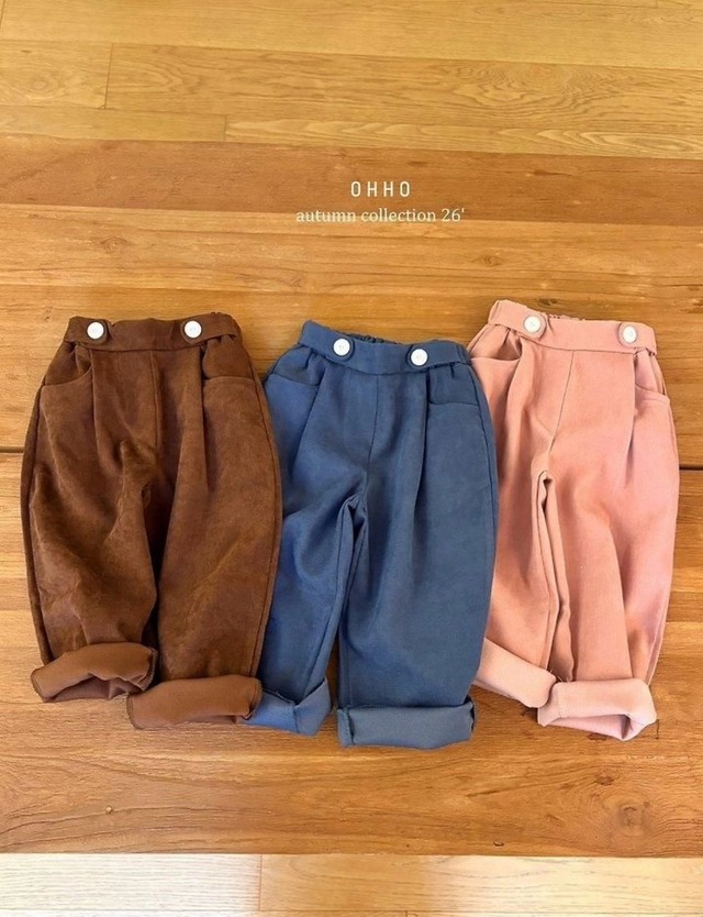 【先行〆9/23 23:59 5%OFF】2663 basic tuck pants / OHHO