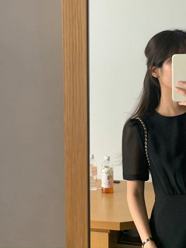 (即納) LITER / Perfume chiffon onepiece