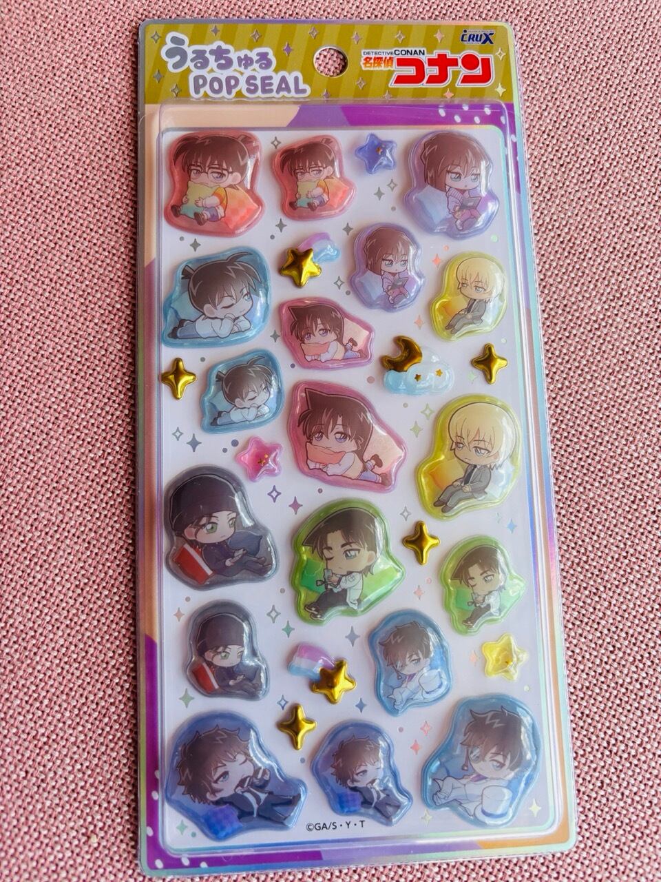 うるちゅる POP SEAL のびコロ・名探偵コナン X15