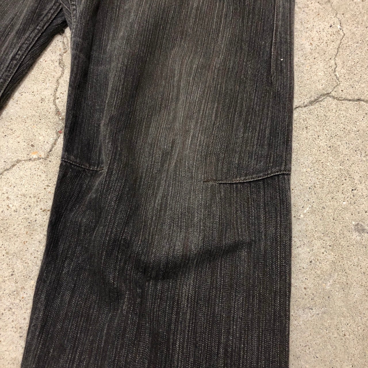 00s balanceweardesign/Draping Denim pants/L/立体裁断デニムパンツ