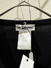 SONIA RYKIEL ウエストリボン ニットカーディガン
